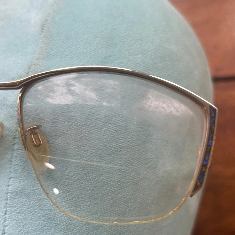 Tura Made in Japan Gold Metal Women's Eyeglasses -